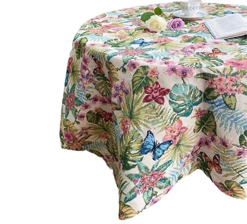 Tropischer Regenwald Tischläufer und Tischtuch Polyester-Baumwoll-Mischung