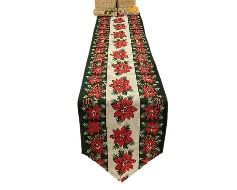 Weihnachtstischläufer mit Quasten, nordischer Stil