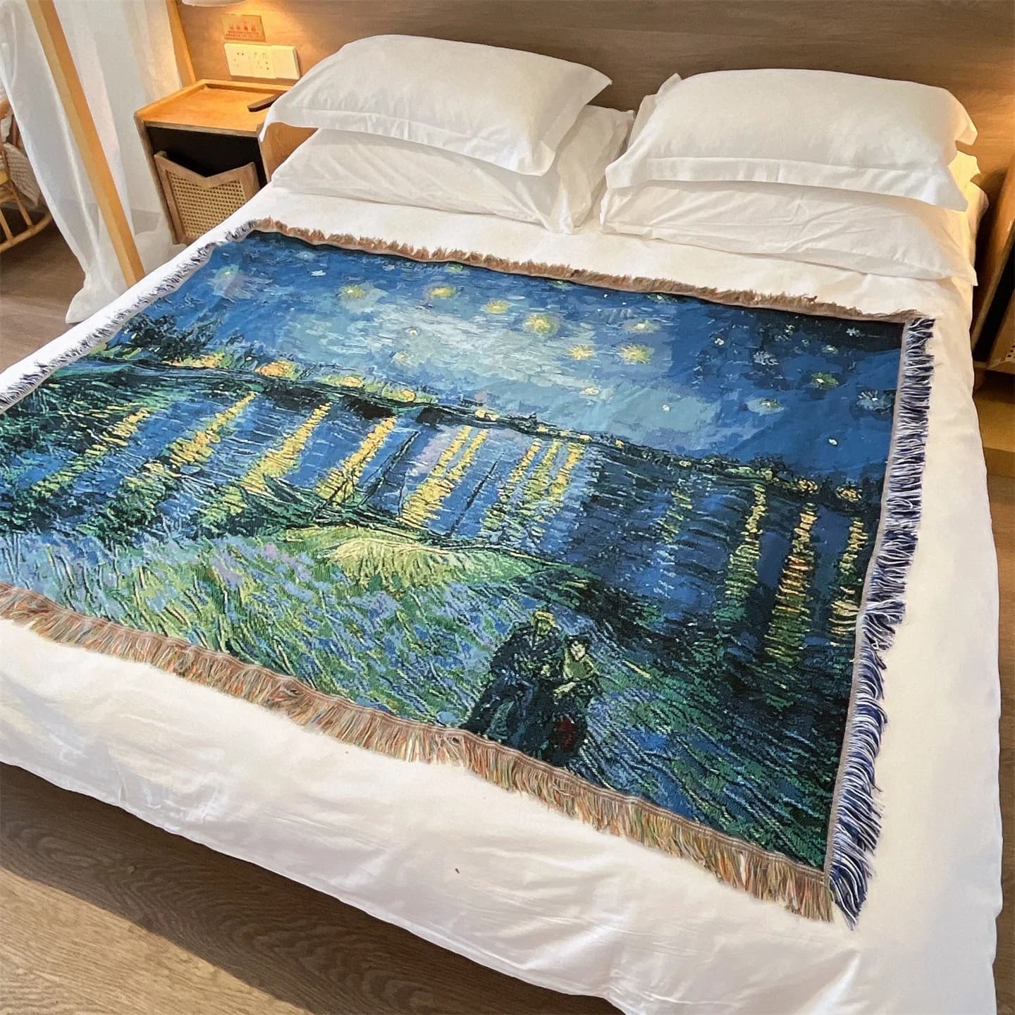 Geworfene Decke im Van-Gogh-Stil 130x160cm