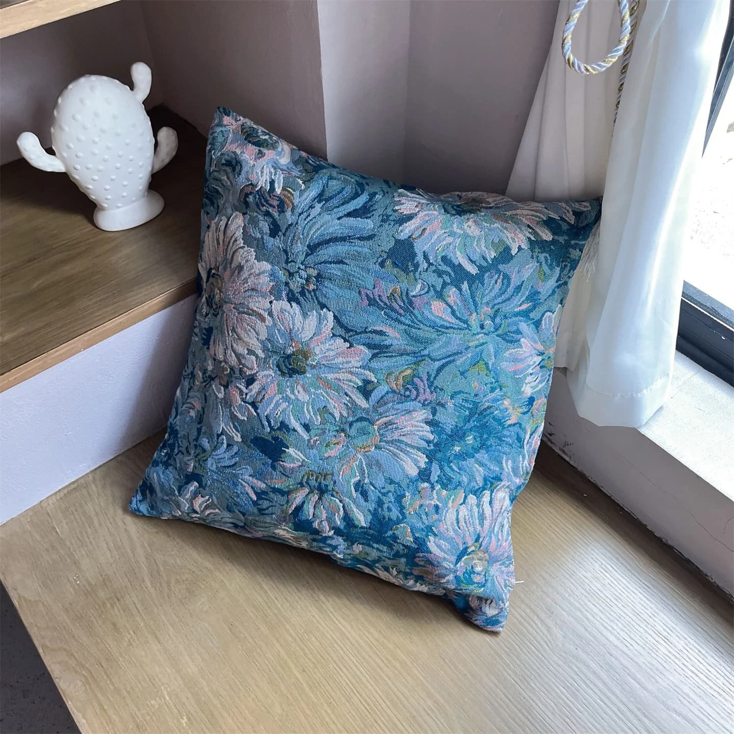 Jacquard-Kissenbezug im American-Country-Stil für Sofa